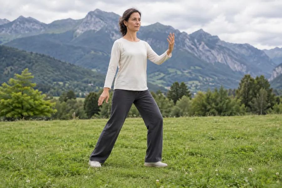 Posture 2 Séparer la crinière du cheval sauvage : Côté gauche